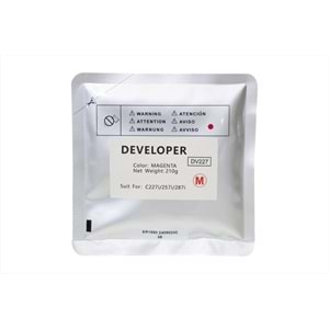 Konica Minolta DV227 Kırmızı Copyfix Developer, BIZHUB C 227i, C 257i, C 287i, DV-227M, 210g, YCF
