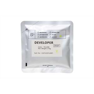 Konica Minolta DV227 Sarı Copyfix Developer, BIZHUB C 227i, C 257i, C 287i, DV-227Y, 210g, YCF