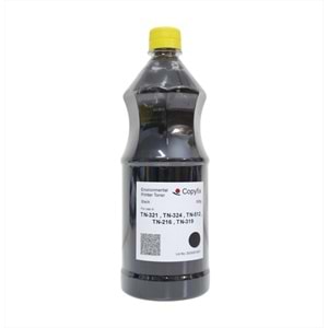 KN, Bizhub C224, TN-321, TN-324, TN-512, TN-216, TN-319 Copyfix Siyah Dolum Toneri, 500G Bottle, ICF