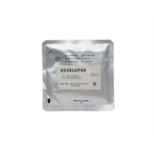 Sharp MX-31 Copyfix Siyah Developer MX 2301, MX 2600, MX 3100, MX 4100, MX 4101, MX 5000, MX 5001, 240g, YCF