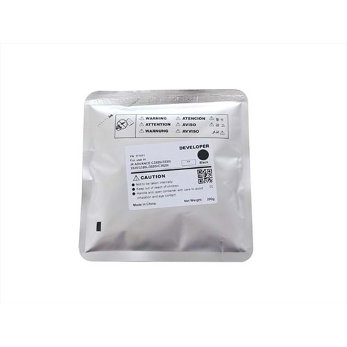Canon Black Developer (200gr), IR 2725, IR C3325, iR ADVANCE DX C3930, P.171011, CCF