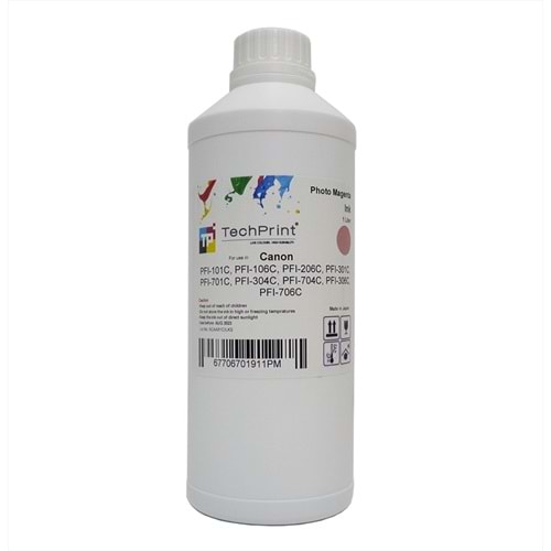 Canon, PFI-706, PFI-701 Photo Magenta Dolum Mürekkebi, (Pigment)1 Litre, TP