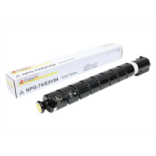 Canon C-EXV 54 Sarı Copyfix Toner, IR C 3025, IR C 3025 I, IR C 3125 I, IR C 3226 I, YCF