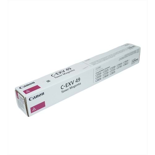 Canon C-EXV 49 Kırmızı Toner, IR C3320, C3325, C3530, DX C3720, C3725, C3835, 8526B002AA, Orjinal