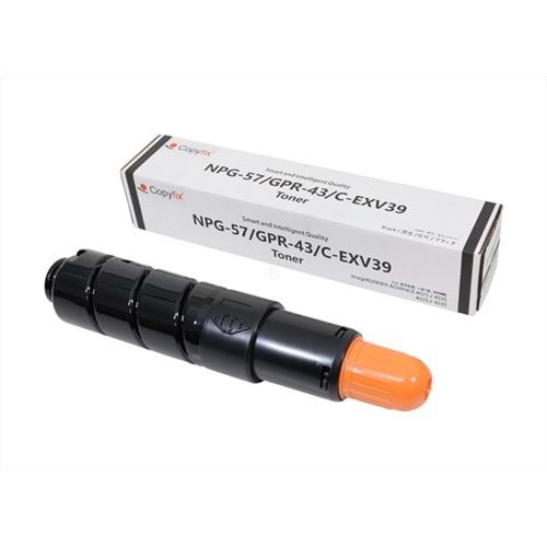 Canon C-EXV 39 Siyah Copyfix Toner, IR 4025, 4035, 4792B002AA, YCF