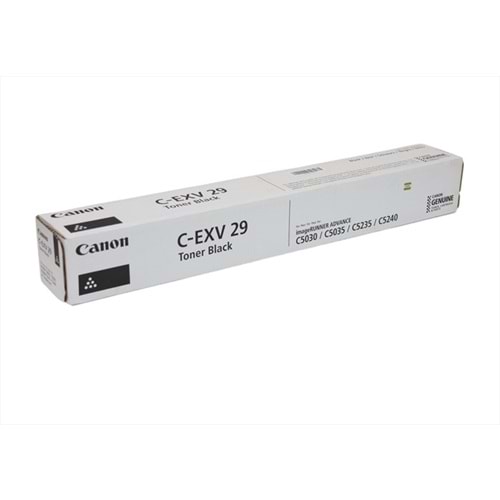 Canon C-EXV 29 Siyah Toner, IR ADVANCE C 5030, C 5035, C 5235, C 5240, 2790B002AB, Orjinal