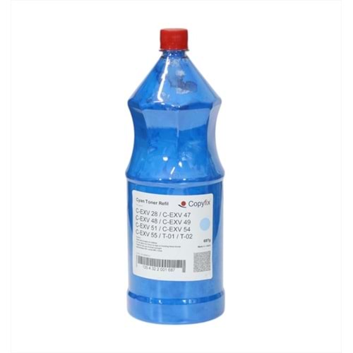 Canon Mavi Copyfix Dolum Toneri, C-EXV 28, C-EXV 47, C-EXV 49, C-EXV 51, C-EXV 54, 687G, ICF