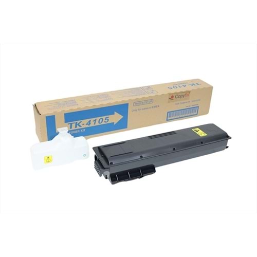 Kyocera Mita TK-4105 Siyah Copyfix Toner, TASKALFA 1800, 1801, 2200, 2201, Chipli(600g), YCF
