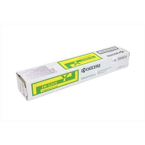 Kyocera Mita TK-5205 Sarı Toner, TASKALFA 356 CI, TASKALFA 358 CI, Orjinal
