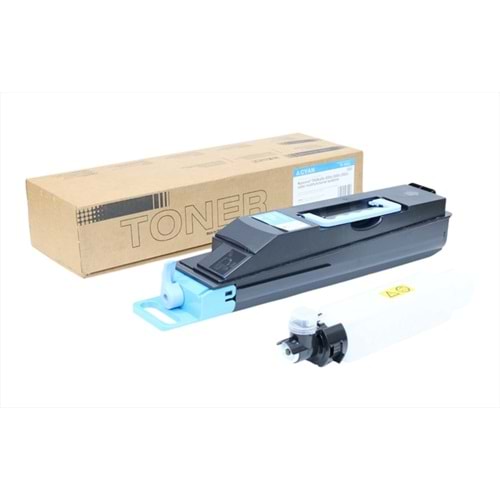 Kyocera Mita TK-855 Mavi Muadil Toner, TASKALFA 400 CI, TASKALFA 500 CI, TASKALFA 552 CI, 465 GR, (Made in USA)