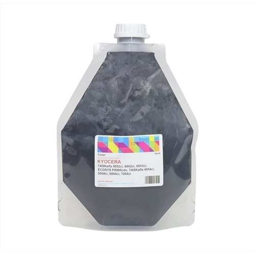 Kyocera Mita Siyah (Black) Dolum Toneri, TK-8335, TK-8345, TK-8365, TK-8375, TK-8515, TK-8525, TK-8545, TK-8555, (500GM FOIL BAG), (Made in USA)