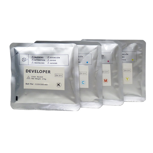 KN, DV-311 Copyfix Kırmızı Developer, C220, C280, C 360, DV214M, 221M, 226M, 311M, 313M, 512M, 619M, 210g, YCF