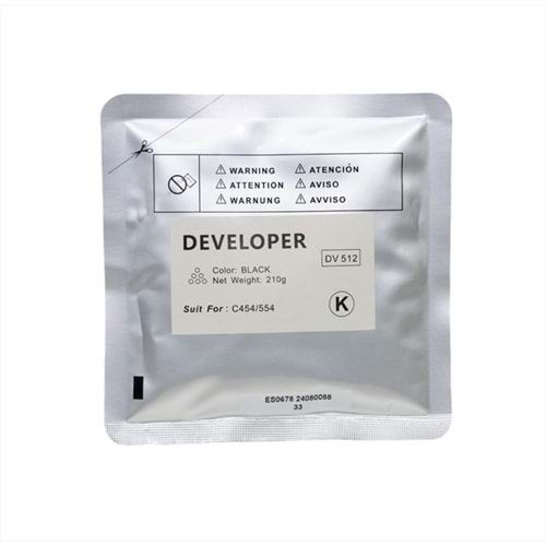 KN, DV-512 Siyah Muadil Developer, C224, C284, C454, DV214K, 221K, 226K, 311K, 313K, 512K, 619K, 210g, YCF