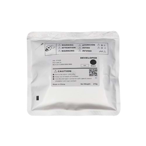 KN, DV-315K Siyah Muadil Developer, BIZHUB C 250 I, BIZHUB C 300 I, BIZHUB C 360 I, DV-315K, 210g, CCF, P.171029