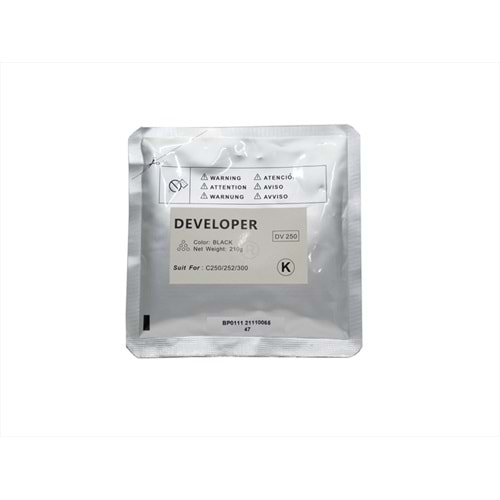KN, DV-315K Siyah Muadil Developer, BIZHUB C 250 I, BIZHUB C 300 I, BIZHUB C 360 I, DV-315K, YCF