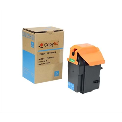 KN, TNP-80C Mavi Copyfix Toner, BIZHUB C 3320 I, BIZHUB C 3321 I, YCF