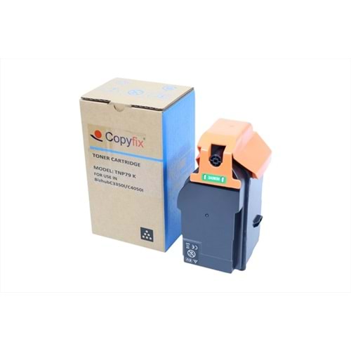 KN, TNP-79K Siyah Copyfix Toner, BIZHUB C 3350 I, C 3351 I, C 4050 I, C 4051 I, YCF
