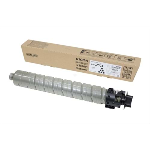 Ricoh MP C2503 Siyah Toner, MP C 2003, C 2004, C 2011, C 2503, C 2504, 841925, 285 GR.Orjinal