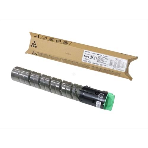 Ricoh MP C 2551 Siyah Toner, AFICIO MP C 2030, MP C 2050, MP C 2051, MP C 2530, MP C 2550, MP C 2551, 842061, 209 GR, Orjinal