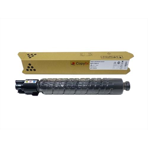 Ricoh MP C305 Siyah Copyfix Toner, AFICIO MP C 305 SP, MP C 305 SPF, 841618, YCF