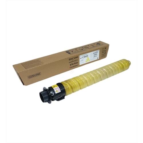 Ricoh TYPE MP C3503 Sarı Orjinal Toner, MP C 3003, MP C 3004, MP C 3503, MP C 3504, 841818, 370 GR.Orjinal