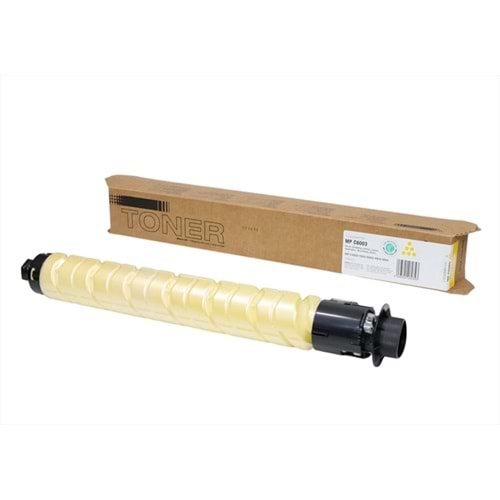 Ricoh C6003 Sarı Muadil Toner, AFICIO MP C 4503, MP C 5503 MP C 6003, MP C 6004, 841854, 437 Gr. (Made in USA)