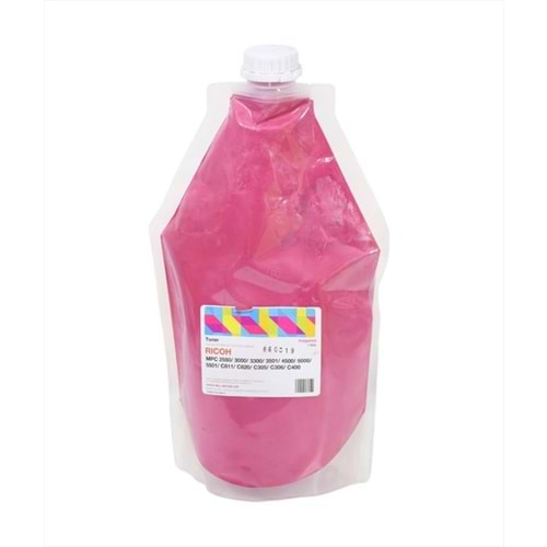 Ricoh MP C2550 Kırmızı Dolum Muadil Toner, AFICIO MP C 305, C 2030, C 2530, C 2550, C 4500, C 5501, 1KG.(Made in USA)