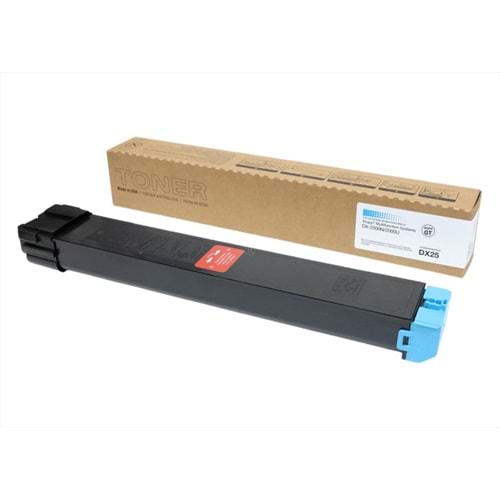 Sharp, DX C2500 Mavi Muadil Toner, DX 2000 U, DX 2500 N, DX-25GTCA, (Made in USA)