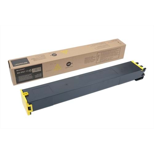 Sharp MX-61GTYA Sarı Orjinal Toner , MX-3050 , MX-3060 , MX-3550 , MX-4050N , MX-3560 , MX2651 , Orjinal
