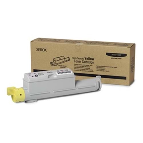 Xerox PHASER 6360 Sarı Toner, 106R01220, Orjinal