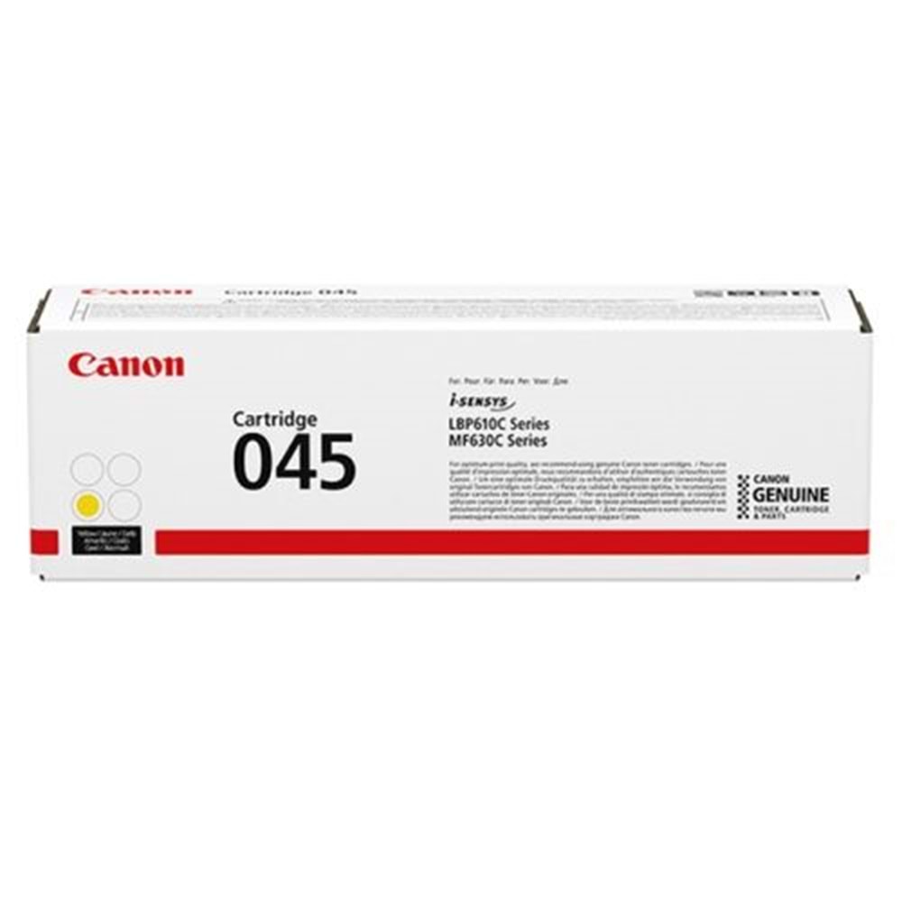 Canon CRG-045Y Yellow Toner Kartuş, 1239C002
