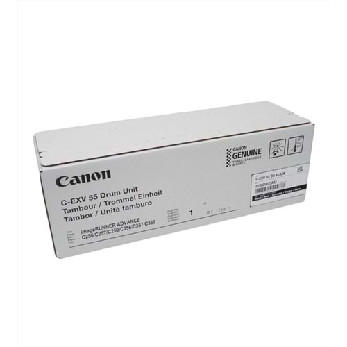Canon C-EXV 55 Siyah Drum Unit, IR ADVANCE C 256, C 356, DX C 257, DX C 259, DX C 357, C 359, 2186C002AA, Orjinal