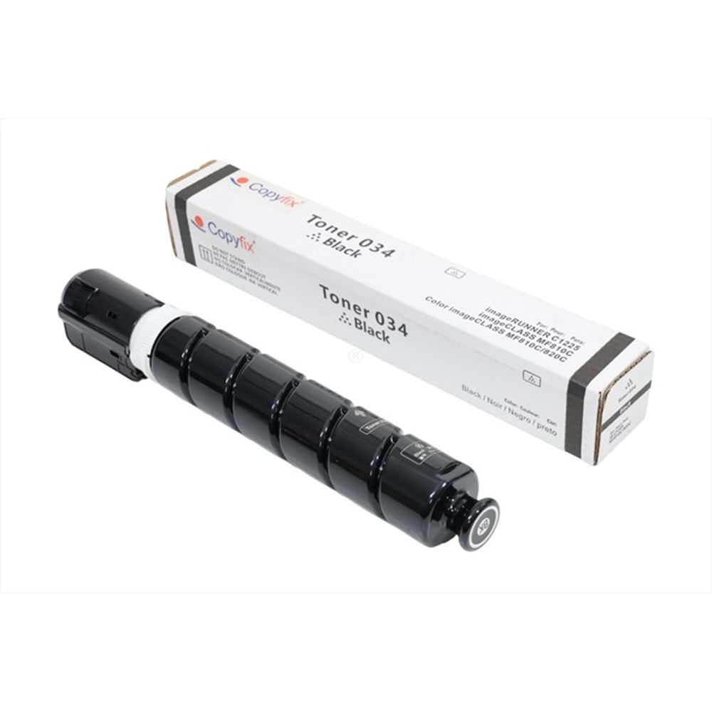 Canon C 1225 Siyah Copyfix Toner, Kartuş, 034BK, 9454B001AA, YCF