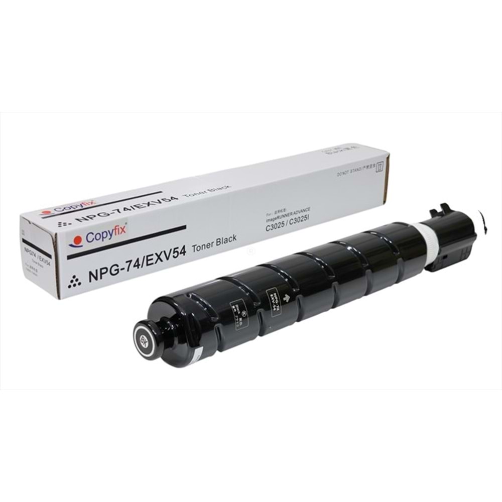 Canon C-EXV 54 Siyah Copyfix Toner, IR C 3025, IR C 3025 I, IR C 3125 I, IR C 3226 I5, YCF