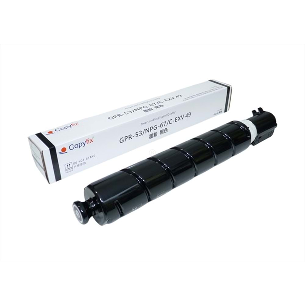 Canon C-EXV 49 Siyah Copyfix Toner, IR C3320, C3325, C3530, DX C3720, C3725, C3835, 8524B002AA, Chipli (790g), YCF