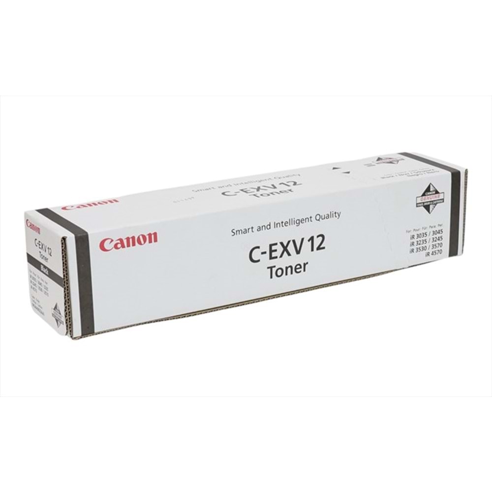 Canon C-EXV 12 Siyah Toner, IR 3035, 3045, 3235, 3245, 3530, 3570, 4570, 9634A002AA, Orjinal