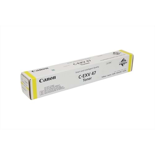 Canon C-EXV 47 Sarı Toner, IR ADVANCE C 250, C 255, C 350, C 351, C 355, 8519B002AA, Orjinal