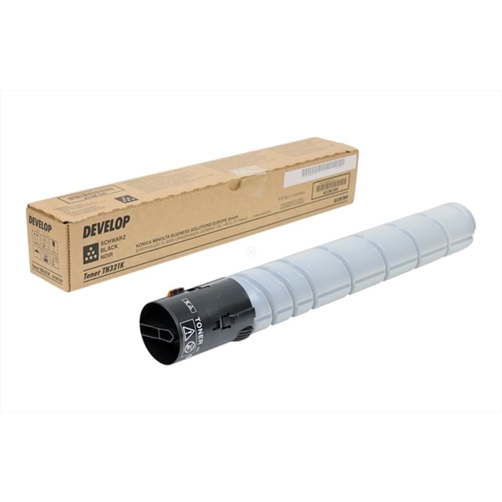 Develop TN-321K Siyah Toner, INEO + 224, INEO + 284, INEO + 364, A33K1D0, Orjinal
