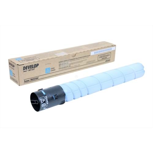 Develop TN-221C Mavi Toner, INEO + 227, INEO + 287, Orjinal