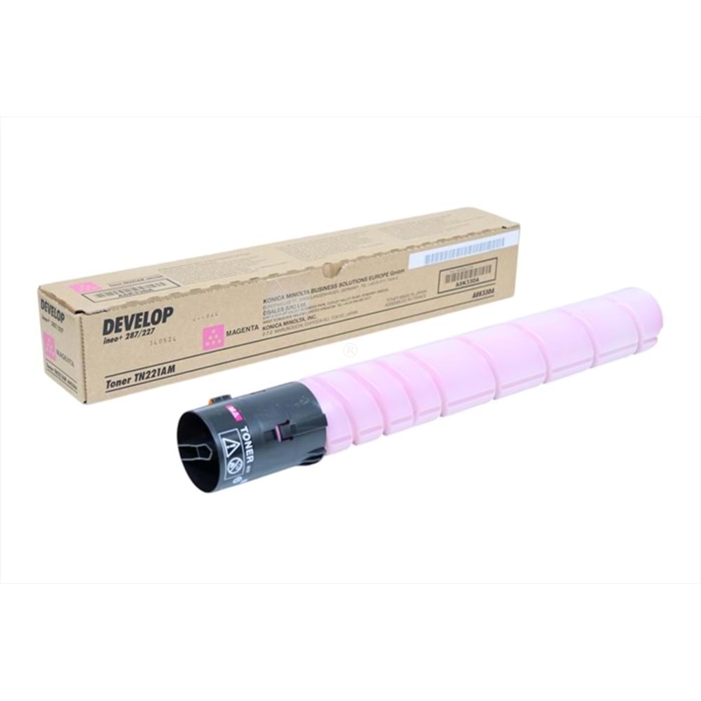 Develop TN-221M Kırmızı Toner, INEO + 227, INEO + 287, Orjinal