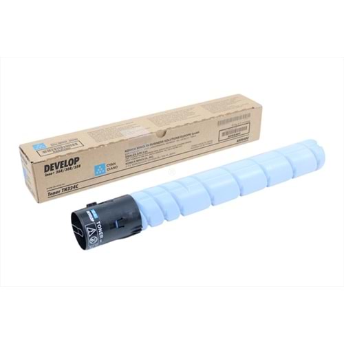 Develop TN-324C Mavi Toner, INEO + 258, INEO + 308, INEO + 368, A8DA4D0, Orjinal