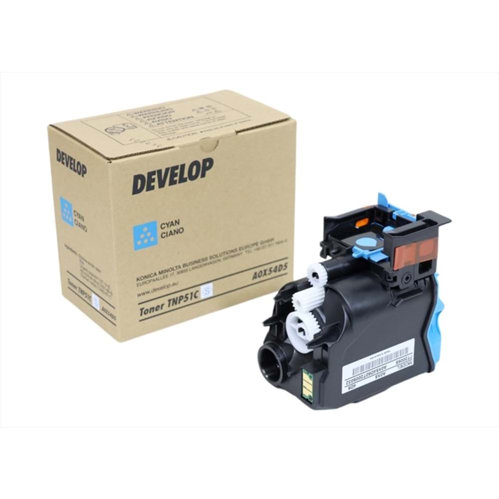 Develop TNP-51C Mavi Toner , INEO + 3110P , Orjinal