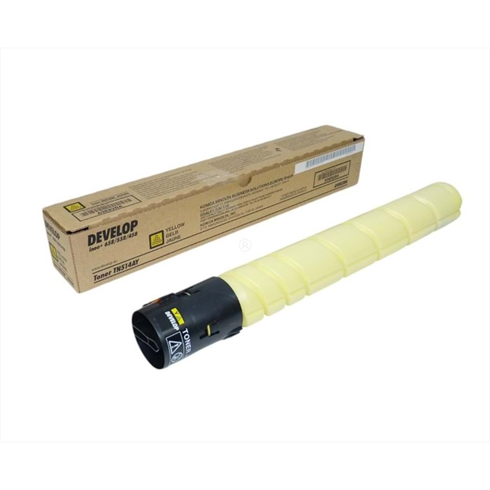 Develop TN-514Y Sarı Toner, INEO + 458, INEO + 558, INEO + 658, Orjinal