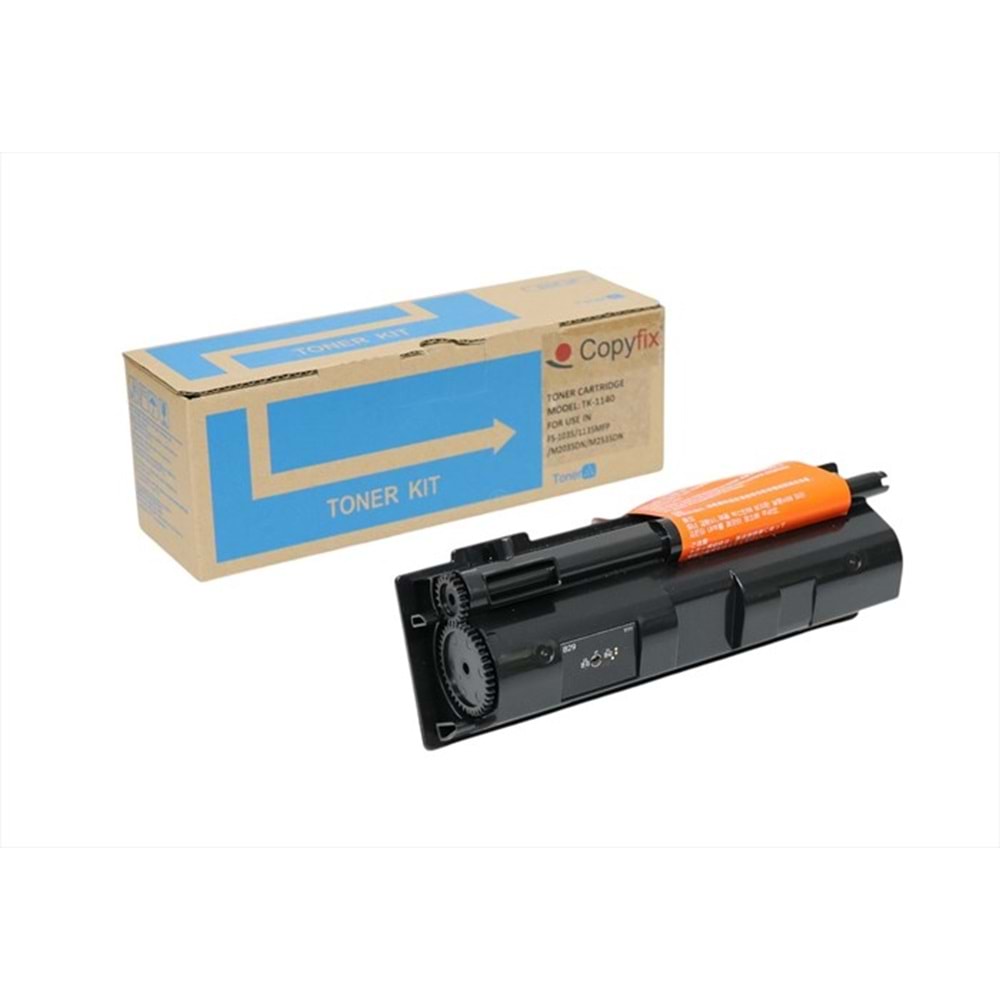 Kyocera Mita TK-1140 Siyah Copyfix Toner, Ecosys M 2035, M 2535, FS 1035 MFP, 1135DP, Chipli, YCF