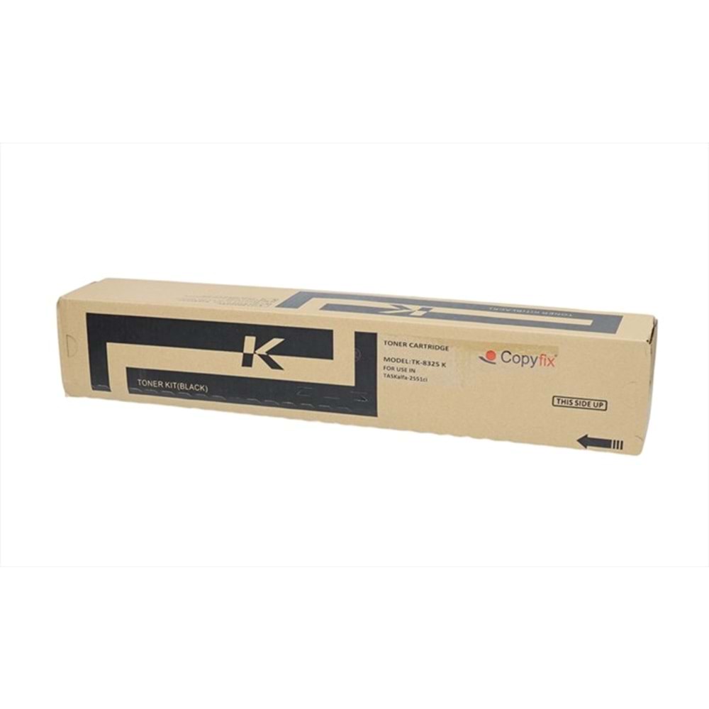Kyocera Mita TK-8325 Siyah Copyfix Toner, TASKALFA 2551 CI, YCF