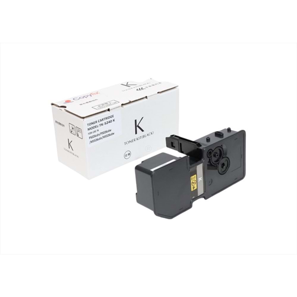 Kyocera Mita TK-5240 Siyah Copyfix Toner, ECOSYS M 5526, P 5026 CDN, P 5026 CDW, YCF
