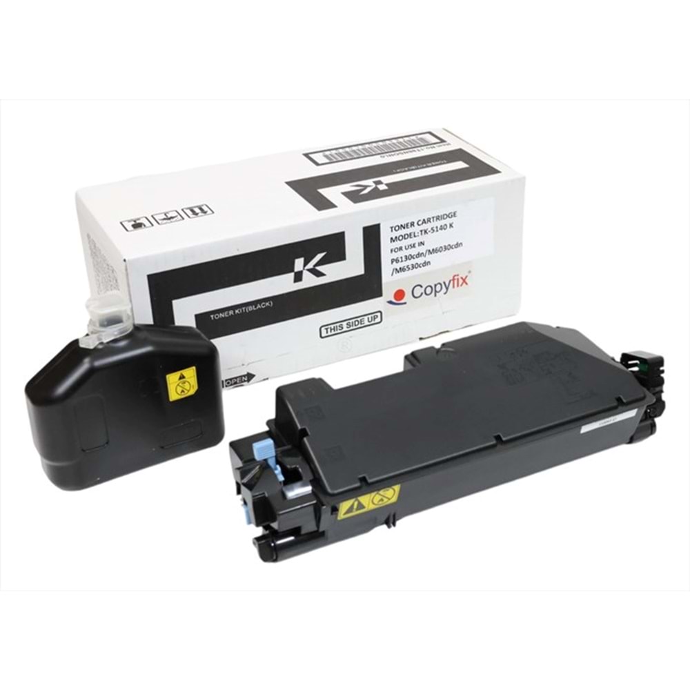 Kyocera Mita TK-5140 Siyah Copyfix Toner, ECOSYS M 6030 CDN, ECOSYS M 6530 CDN, ECOSYS P 6130 CDN, YCF