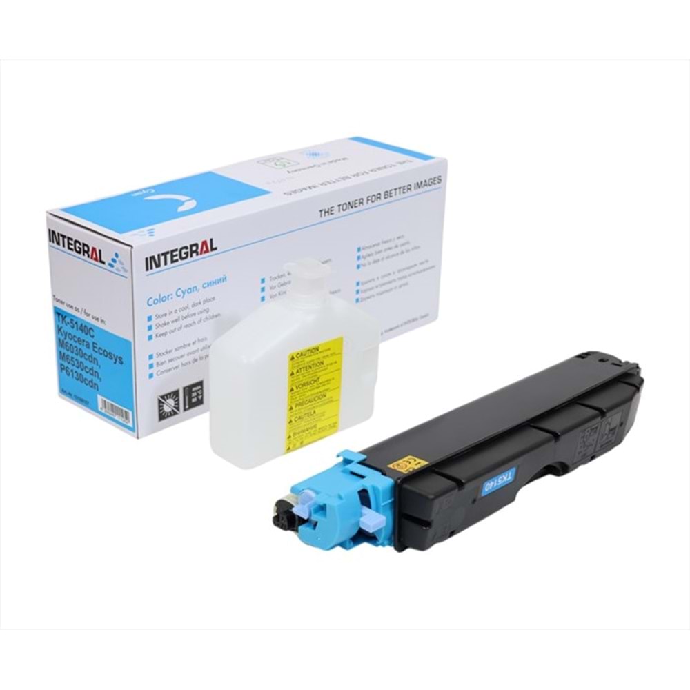 Kyocera Mita TK-5140 Mavi Muadil Toner, ECOSYS M 6030 CDN, ECOSYS M 6530 CDN, ECOSYS P 6130 CDN(Made in EU)