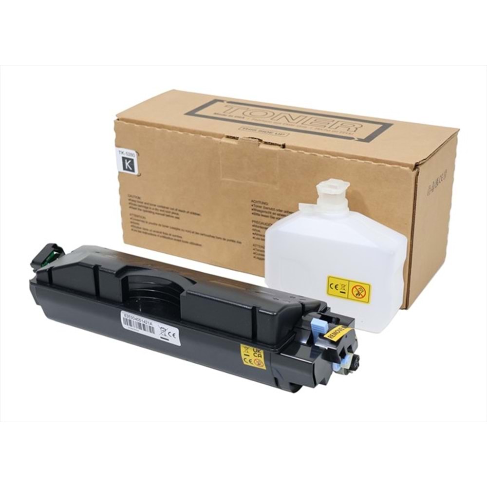 Kyocera Mita TK-5280 Siyah Toner, ECOSYS M 6235 CIDN, M 6635 CIDN, (Made in USA)