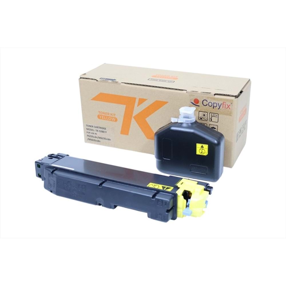 Kyocera Mita TK-5280 Sarı Copyfix Toner, ECOSYS M 6235 CIDN, M 6635 CIDN, YCF